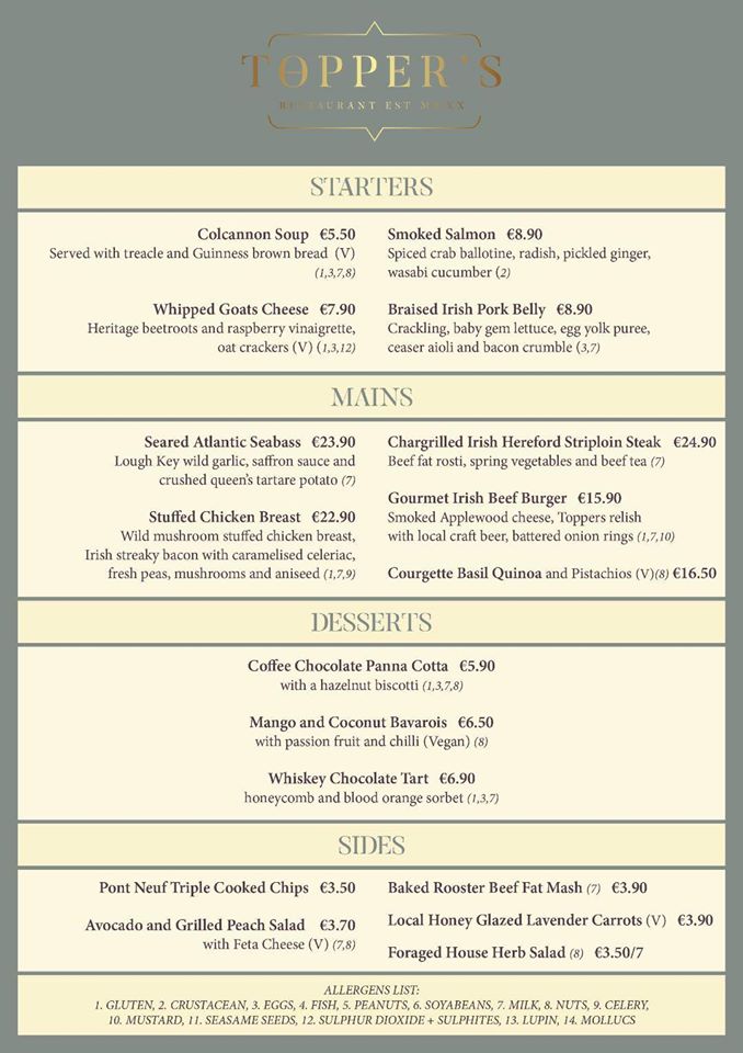Restaurant Menu
